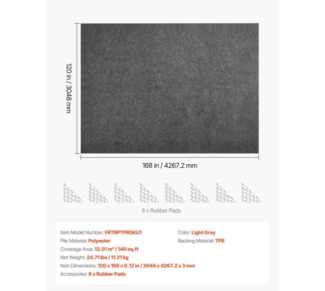 Kilimo pagrindas 3,05 x 4,27 m neslystantis6