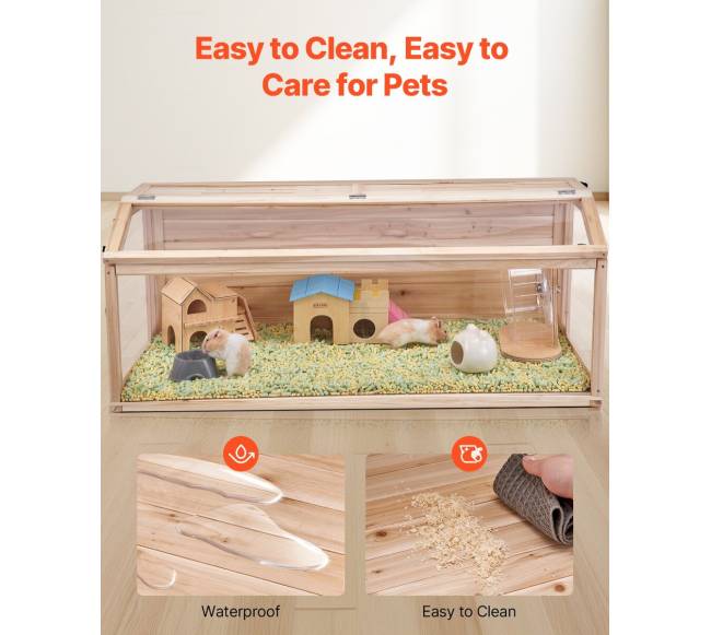 Medinė žiurkėnų narvelis 122 cm5