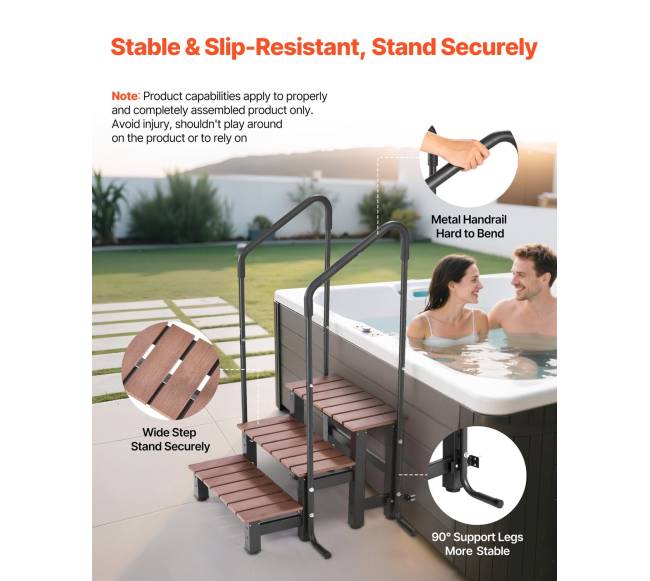 Spa laiptai su turėklu 3 pakopų2