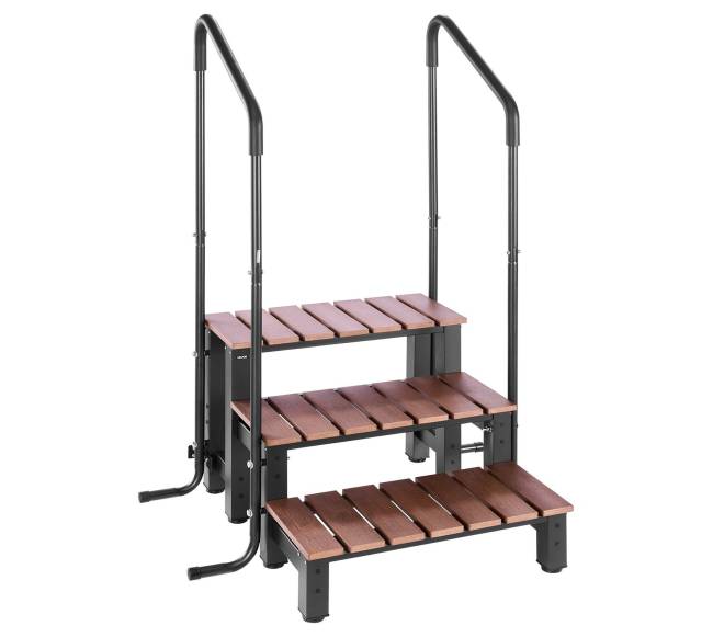 Spa laiptai su turėklu 3 pakopų9