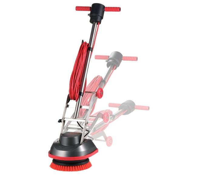 Pramoninis grindų šveitimo įrenginys su 2 ratais0