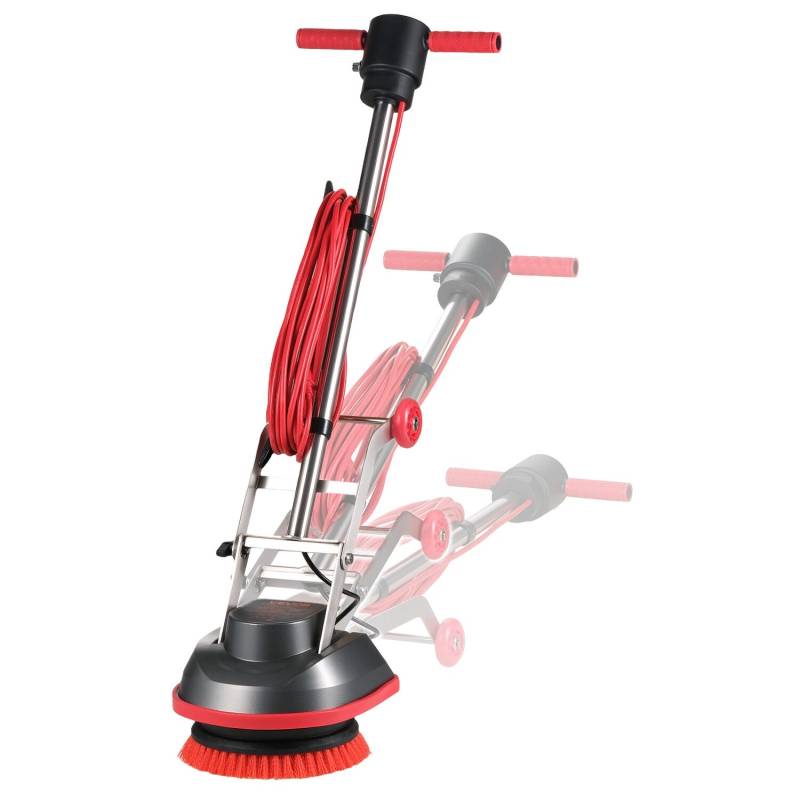 Pramoninis grindų šveitimo įrenginys su 2 ratais0