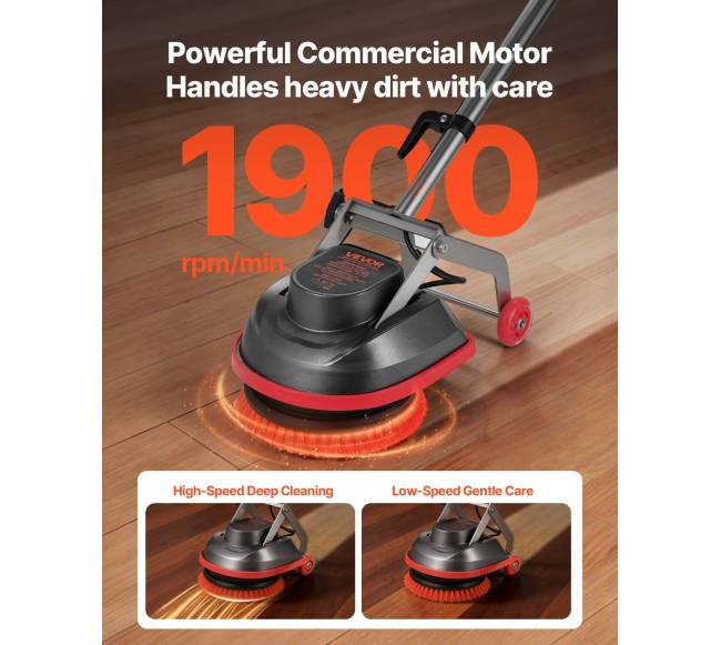 Pramoninis grindų šveitimo įrenginys su 2 ratais1