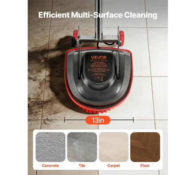 Pramoninis grindų šveitimo įrenginys su 2 ratais2