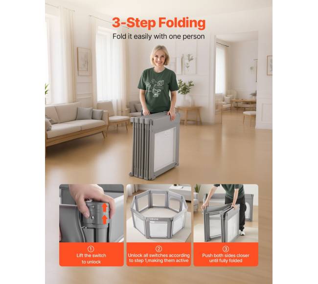 Vaikiškas žaidimų maniežas su užtrauktuku4