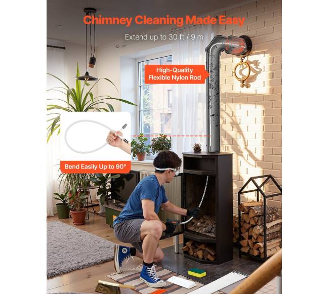 Kaminų valymo rinkinys 9m ilgio2