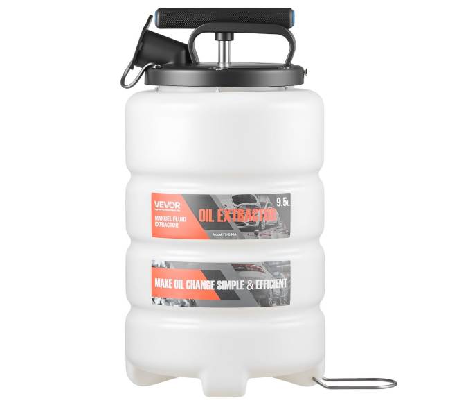 Rankinis vakuuminis 9,5 l skysčių ištraukiklis9