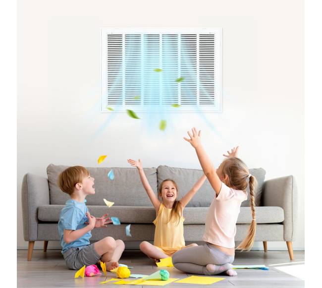 Grąžinamasis oro filtras grotelės 76 x 51 cm7