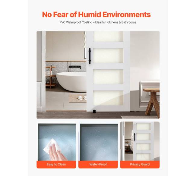 Stumdomos durys su MDF ir stiklu, 762 x 2134 mm3