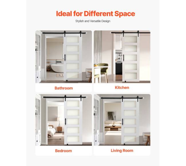 Stumdomos durys su MDF ir stiklu, 762 x 2134 mm5