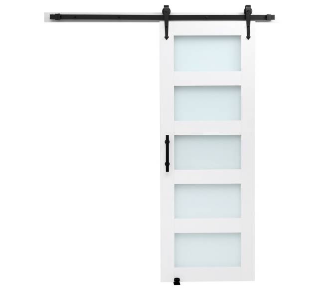 Stumdomos durys su MDF ir stiklu, 762 x 2134 mm8