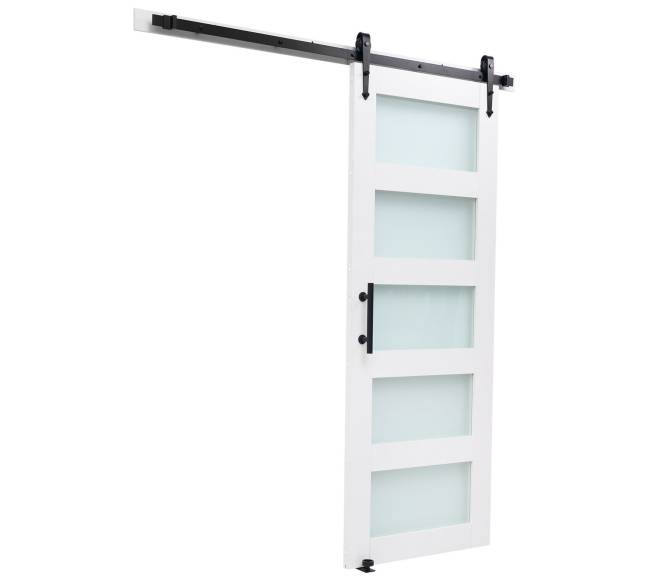 Stumdomos durys su MDF ir stiklu, 762 x 2134 mm10