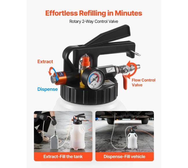 Pneumatinė 8 l transmisijos skysčio pompa2