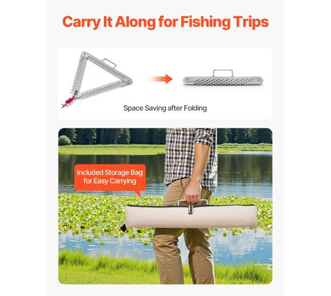 60 cm trikampis vandens žolių grėblys3