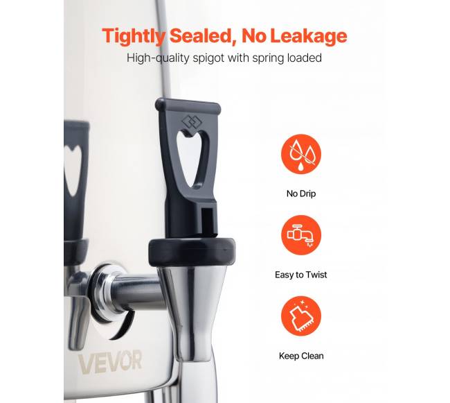 Nerūdijančio plieno 12L gėrimų dozatorius2