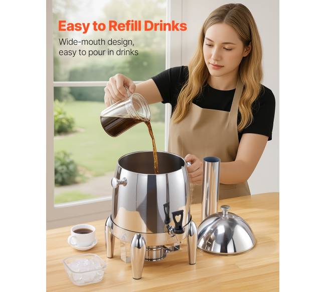 Nerūdijančio plieno 12L gėrimų dozatorius4