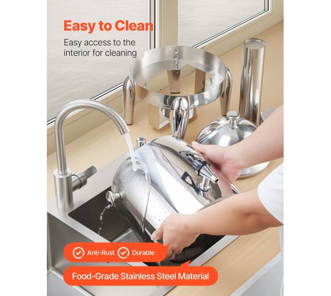 Nerūdijančio plieno 12L gėrimų dozatorius5