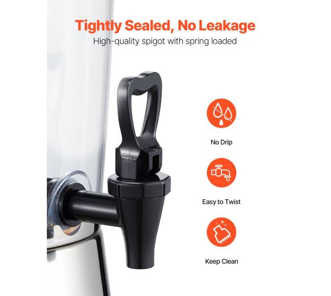 Gėrimų dozatorius su čiaupu ir ledo kamera4