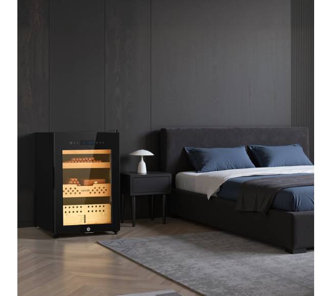 Elektrinis 60L cigarų humidoras namams7