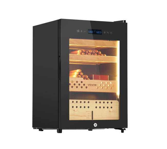 Elektrinis 60L cigarų humidoras namams9