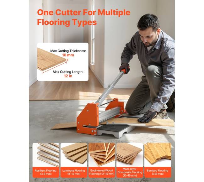 Vinilo grindų pjaustyklė, 16mm laminatas2