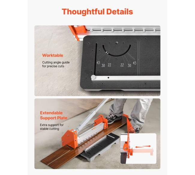 Vinilo grindų pjaustyklė, 16mm laminatas5