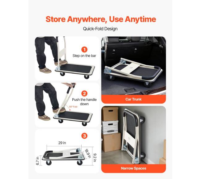 Sulenkiamas krepšys su ratukais, 149.69 kg talpos3