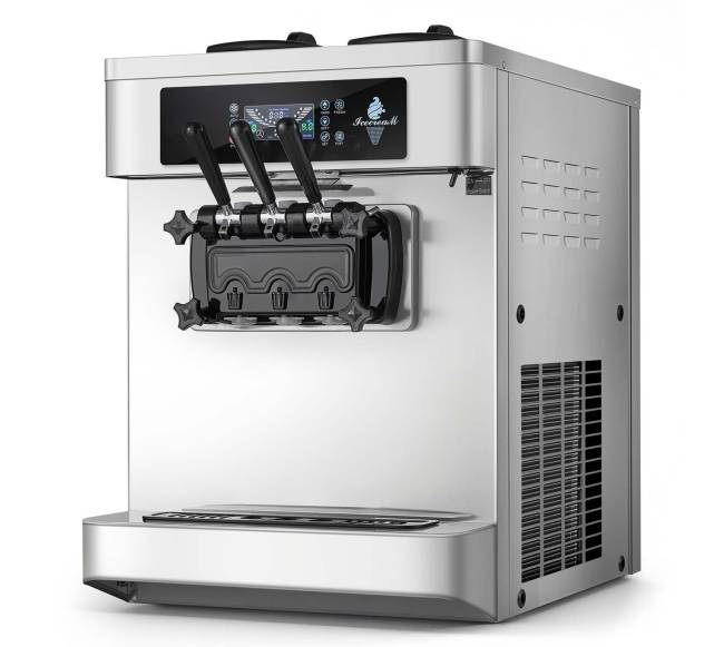 Komercinė ledų gaminimo mašina su trimis skoniais0