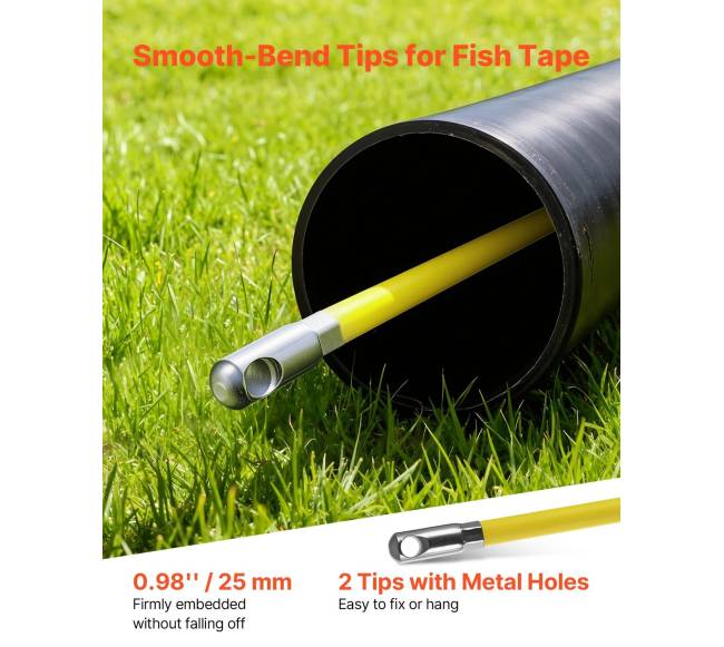 Stiklo pluošto kabelių traukiklis su stovu5