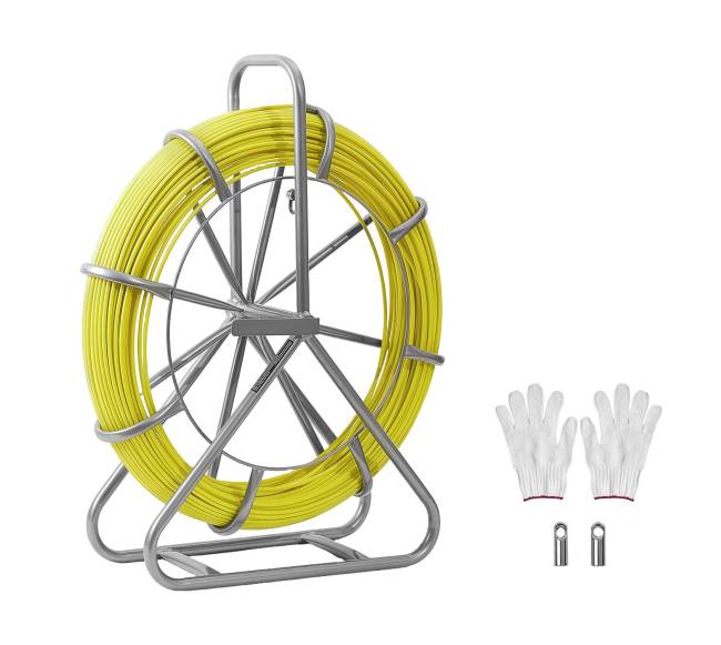 Stiklo pluošto kabelių traukiklis su stovu8
