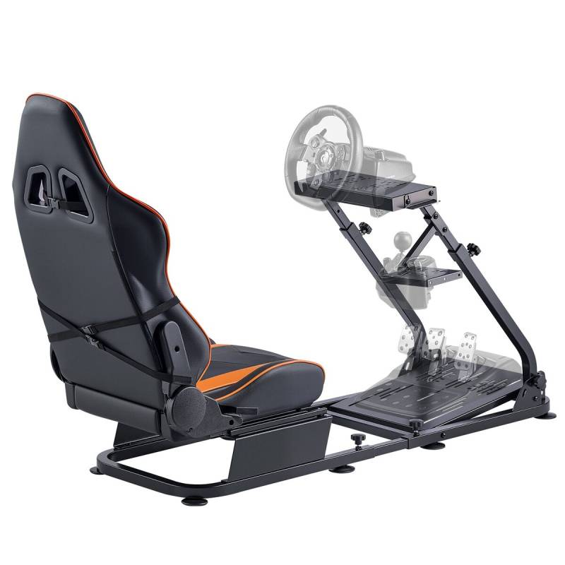 Lenktynių vairaračio stovas su dvigubu bėgiu0