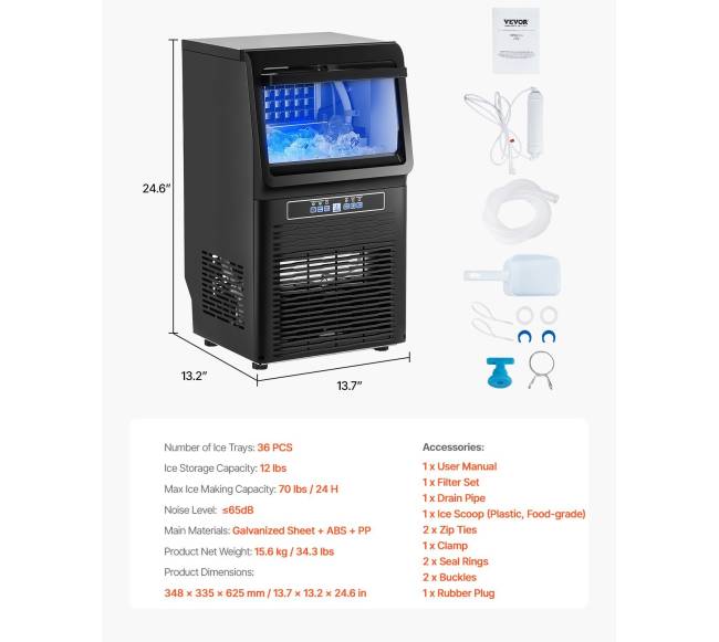 Ledo kubelių gaminimo aparatas6