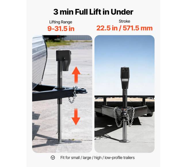 Elektrinis priekabos keltuvas su LED apšvietimu3