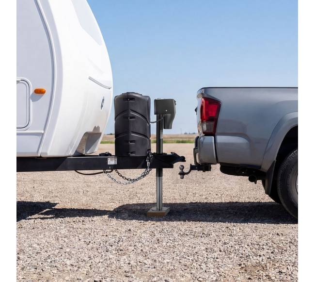 Elektrinis priekabos keltuvas su LED apšvietimu7