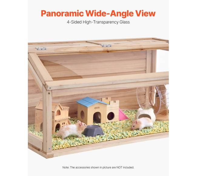 Medinė žiurkėno narvelio buveinė 40 cm4