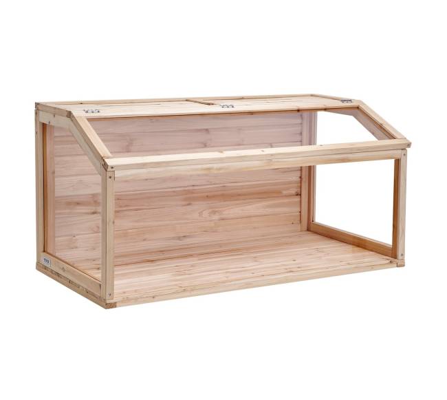 Medinė žiurkėno narvelio buveinė 40 cm8