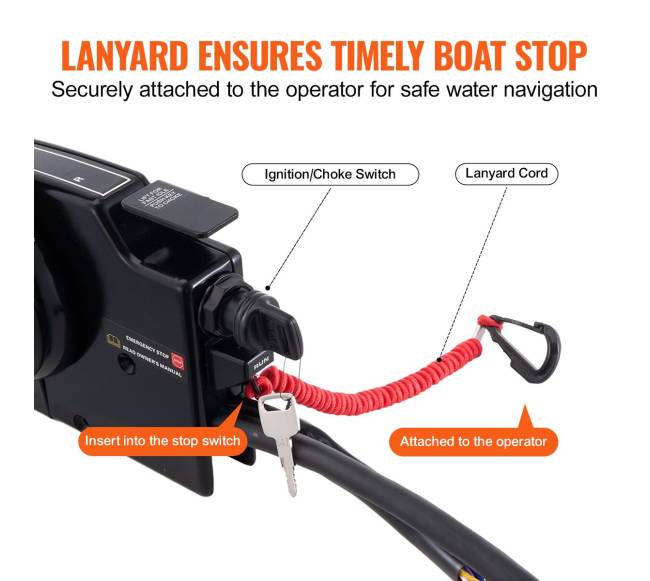 Iškrovimo droversni kontrolės dėžė Mercury 4-taktis4