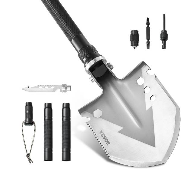 Išgyvenimo kastuvas 11 viename stovyklavimo įrankis10