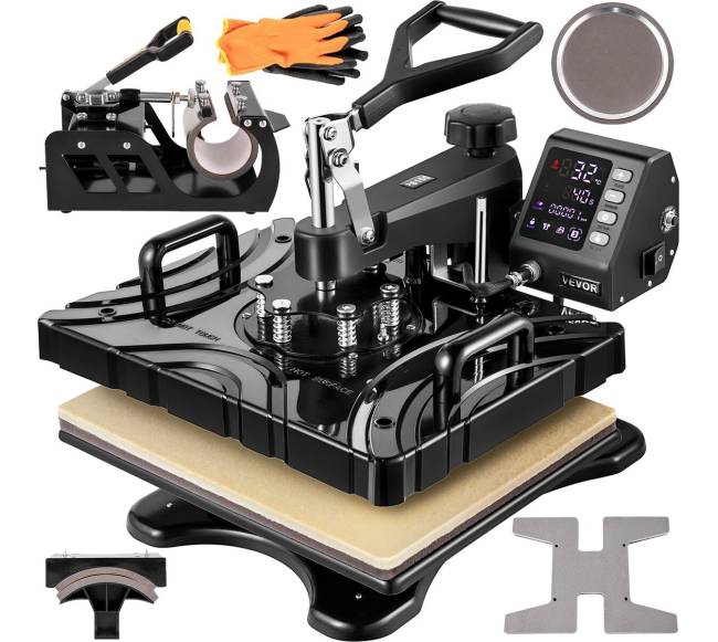 Termopresas su perforavimu ir 6 keičiamos dalys0