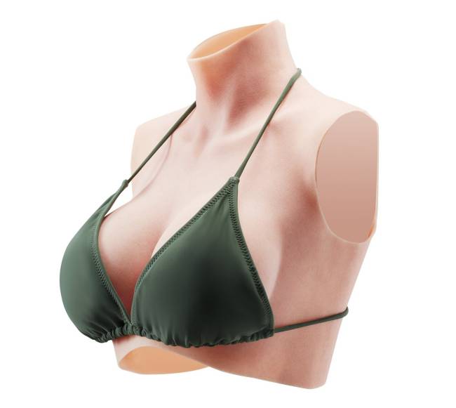 Silikoninė krūtinės formos liemenė C dydžio0