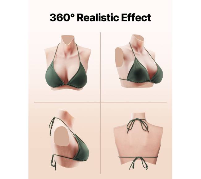 Silikoninė krūtinės formos liemenė C dydžio4