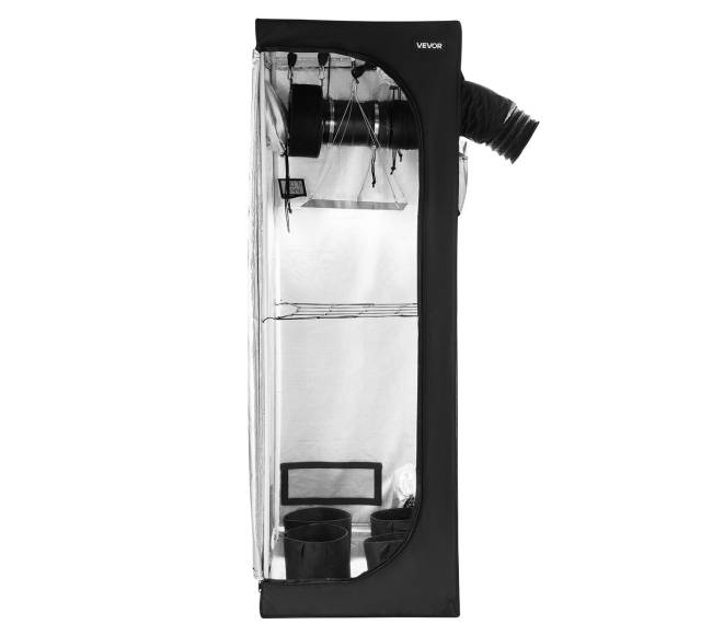 Vidaus augalų auginimo palapinė su LED apšvietimu8