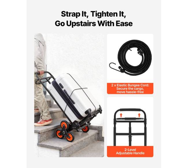 Laiptais lipanti vežimėlė, 100 kg talpos4