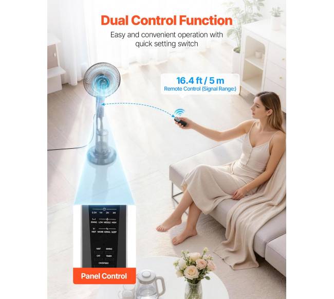 Vėjelis su drėkinimo funkcija, 3 greičiai5