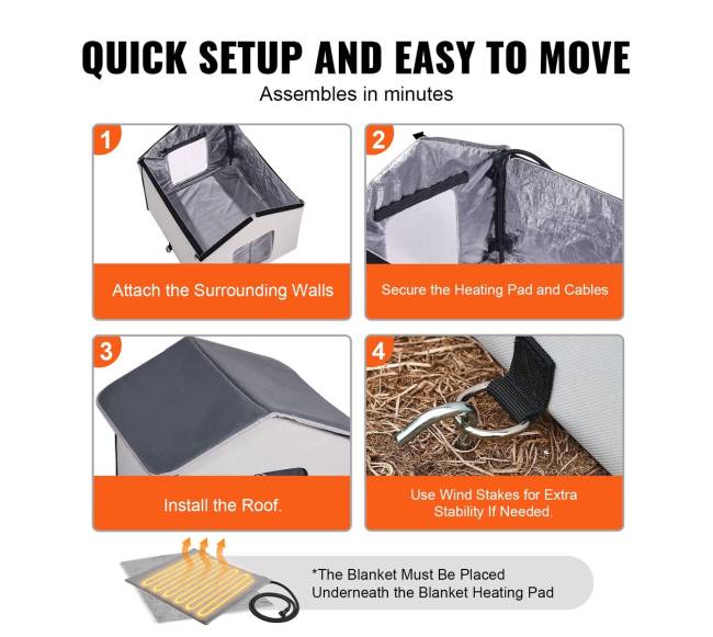 Sulankstomas katės namelis su šildoma pagalvėle6