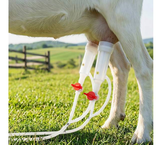 Ožkų melžimo aparatas su 3 L talpa7