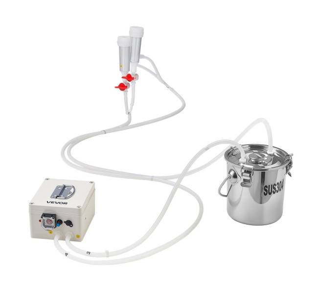 Ožkų melžimo aparatas su 3 L talpa8