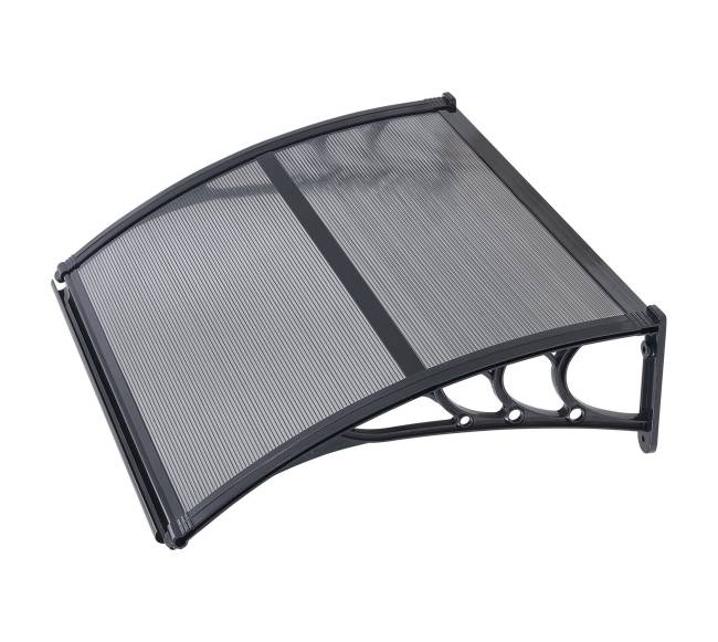 Prieangio durų stogelis, 76 x 99 cm, pilkas0