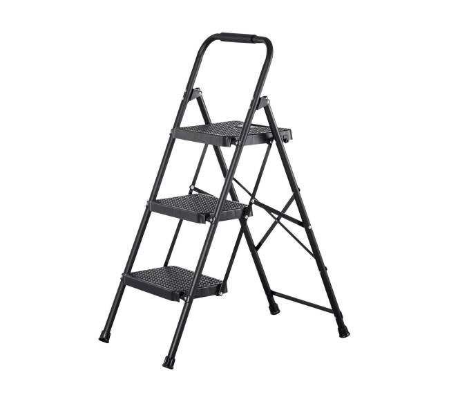 trijų pakopų kopėčios su plieninėmis pakopomis9