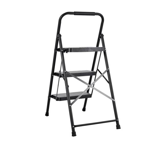 trijų pakopų kopėčios su plieninėmis pakopomis10